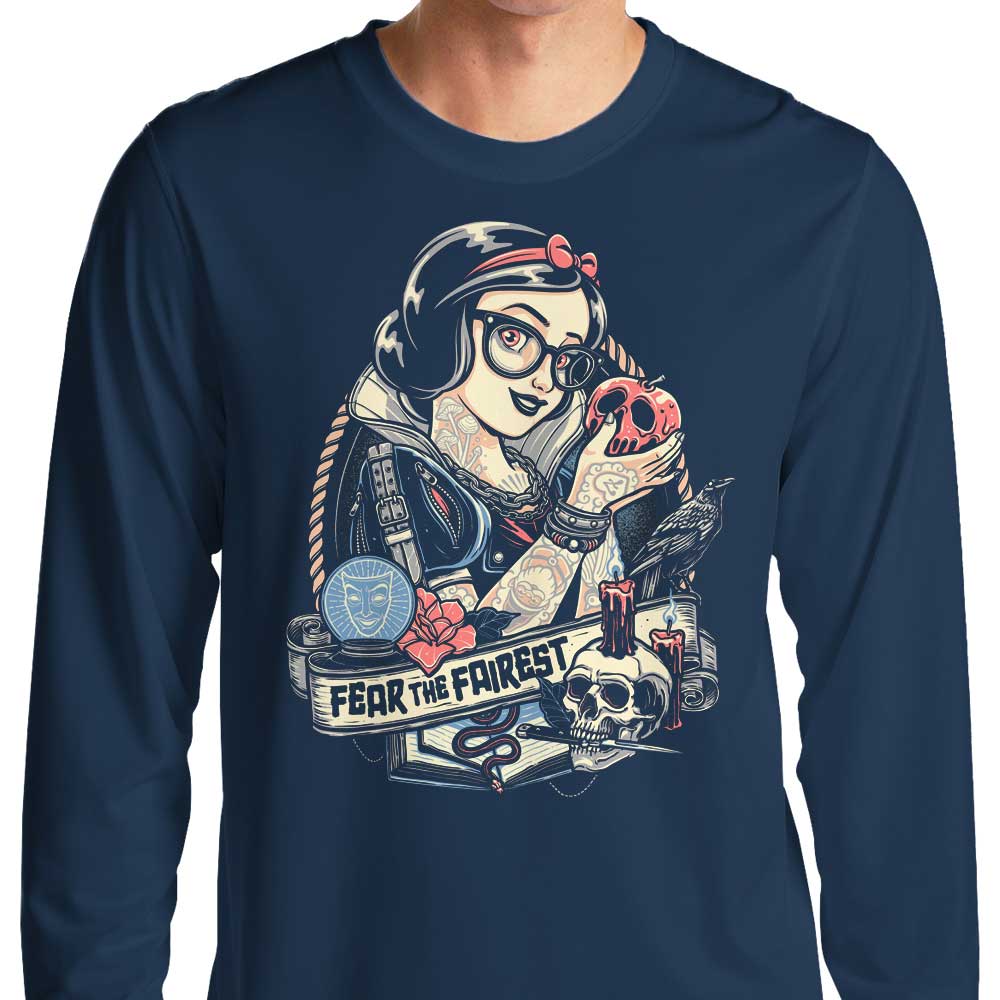 Momma Gorilla's 'Fear the Fairest' Long Sleeve Crewneck T - Shirt for All Sizes