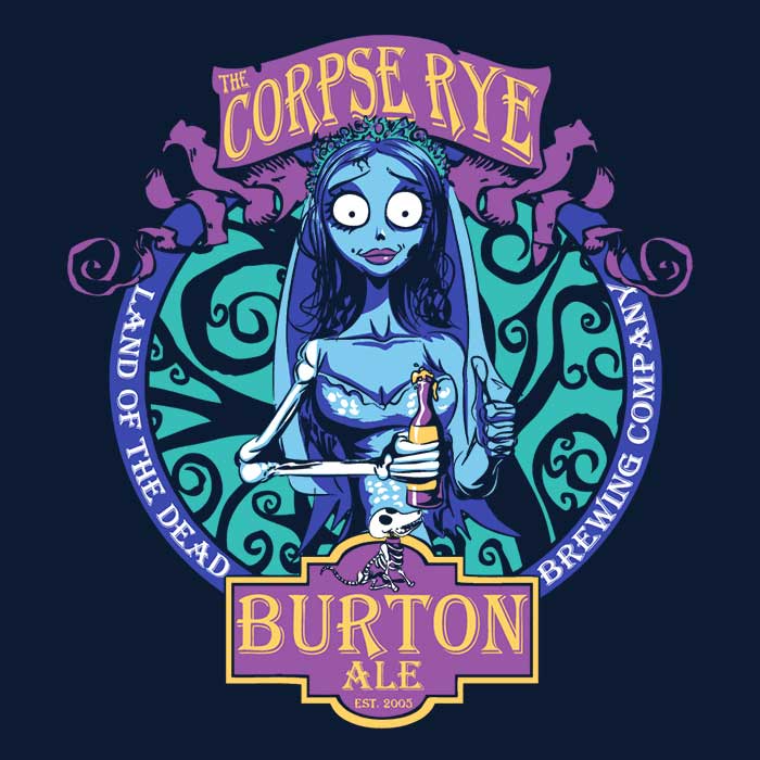 Long Sleeve 'Corpse Rye' T-Shirt by Zac Atkinson