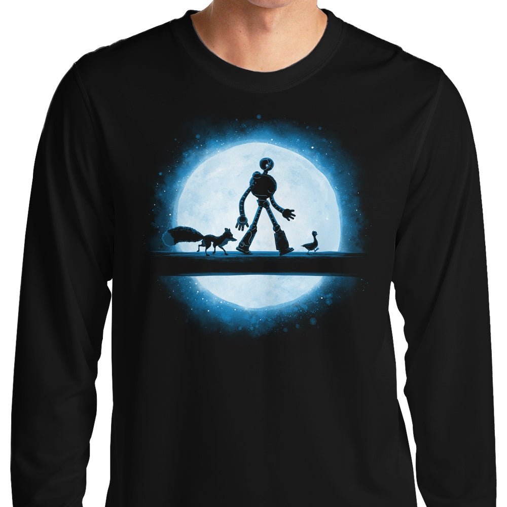 Stylish Hakuna Robot Long - Sleeve T - Shirt by Teesgeex