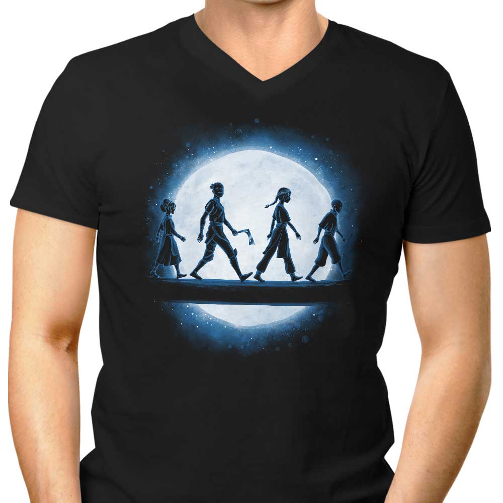 Teesgeex Men's Stylish V-Neck Night Benders Shirts