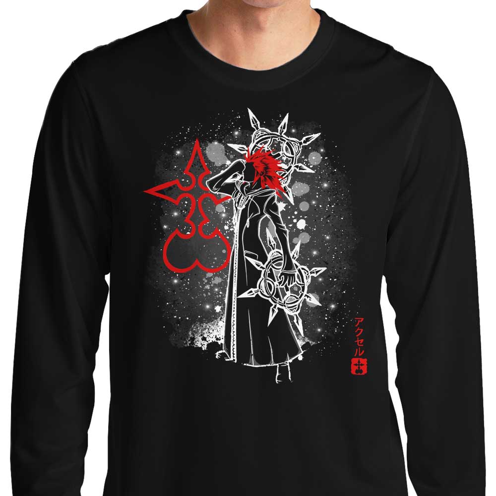 Soulkr's Enchanting Dancing Flames Long Sleeve Crewneck T - Shirt