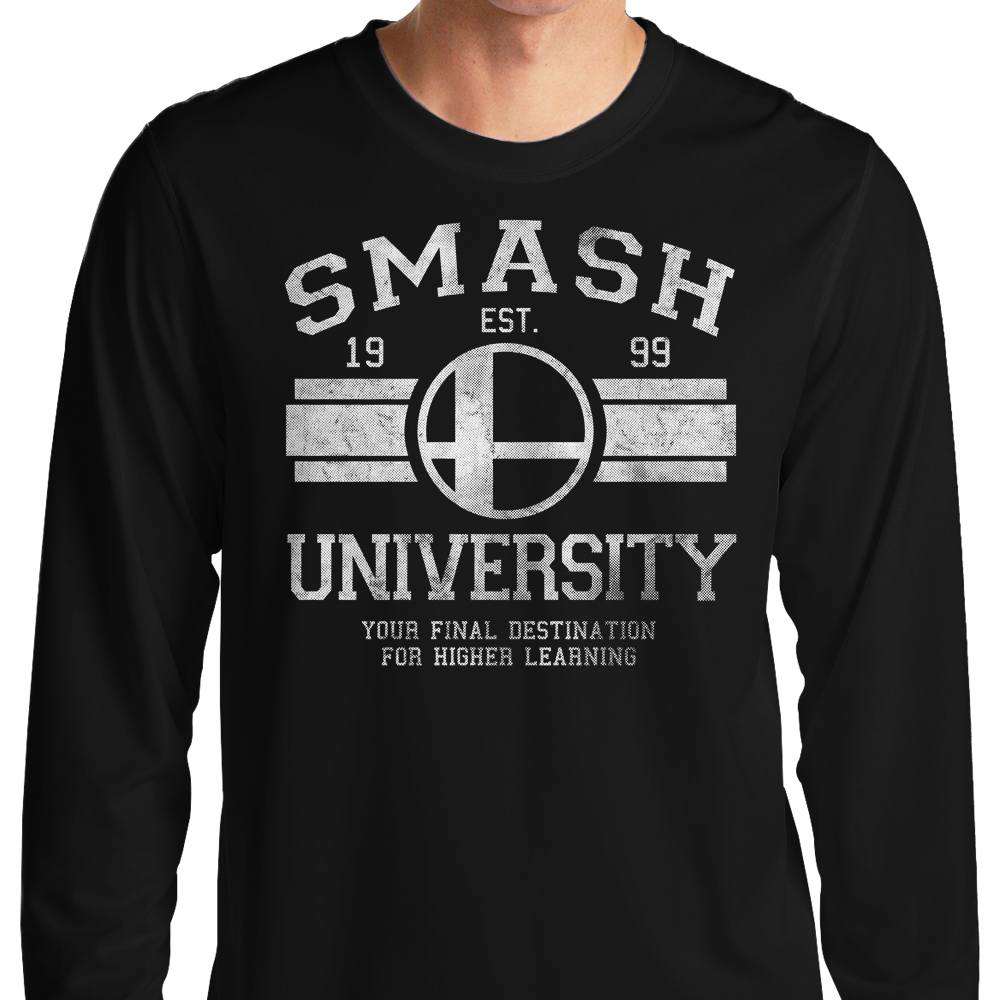 Smash University Branded Long Sleeve Crewneck T-Shirt for Casual Wear