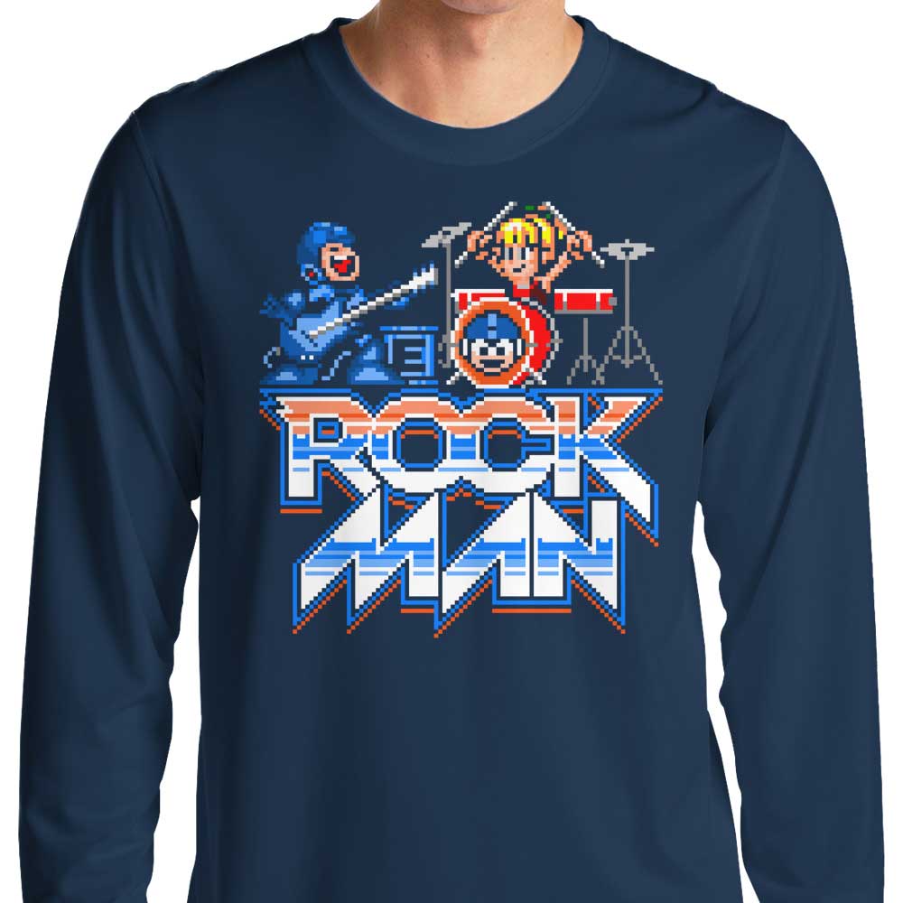 BiggStankDogg's Rock, Man! Long Sleeve Comfort Crewneck T - Shirt