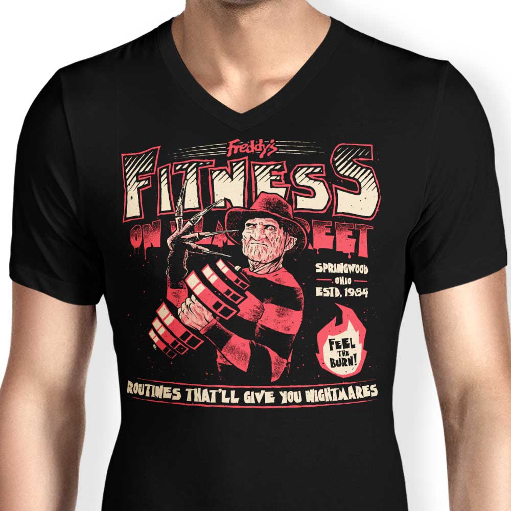 Men's V-Neck Fitness T-Shirt from Freddy's
