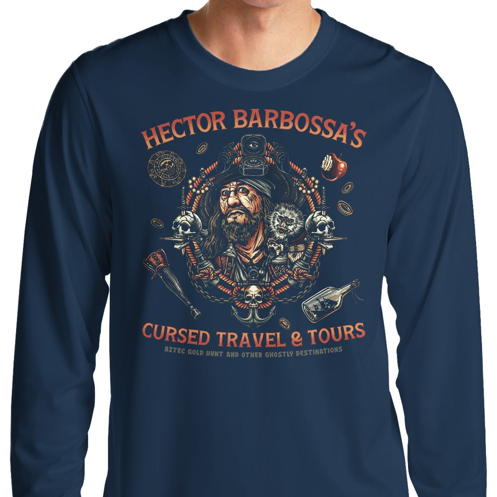 Enchanted Cursed Travel and Tours Long Sleeve Cotton T-Shirt for Casual Wear