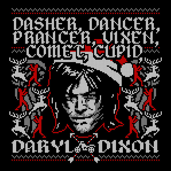 Long Sleeve T-Shirt Featuring Dasher, Dancer and Dixon by Ryan Astle