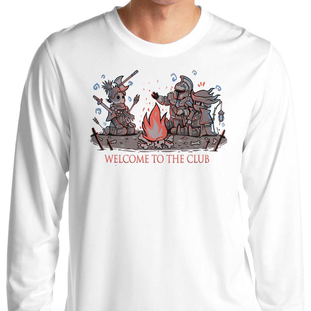 TechraNova's Exclusive 'Welcome to the Club' Long Sleeve Crewneck T - Shirt for All Sizes