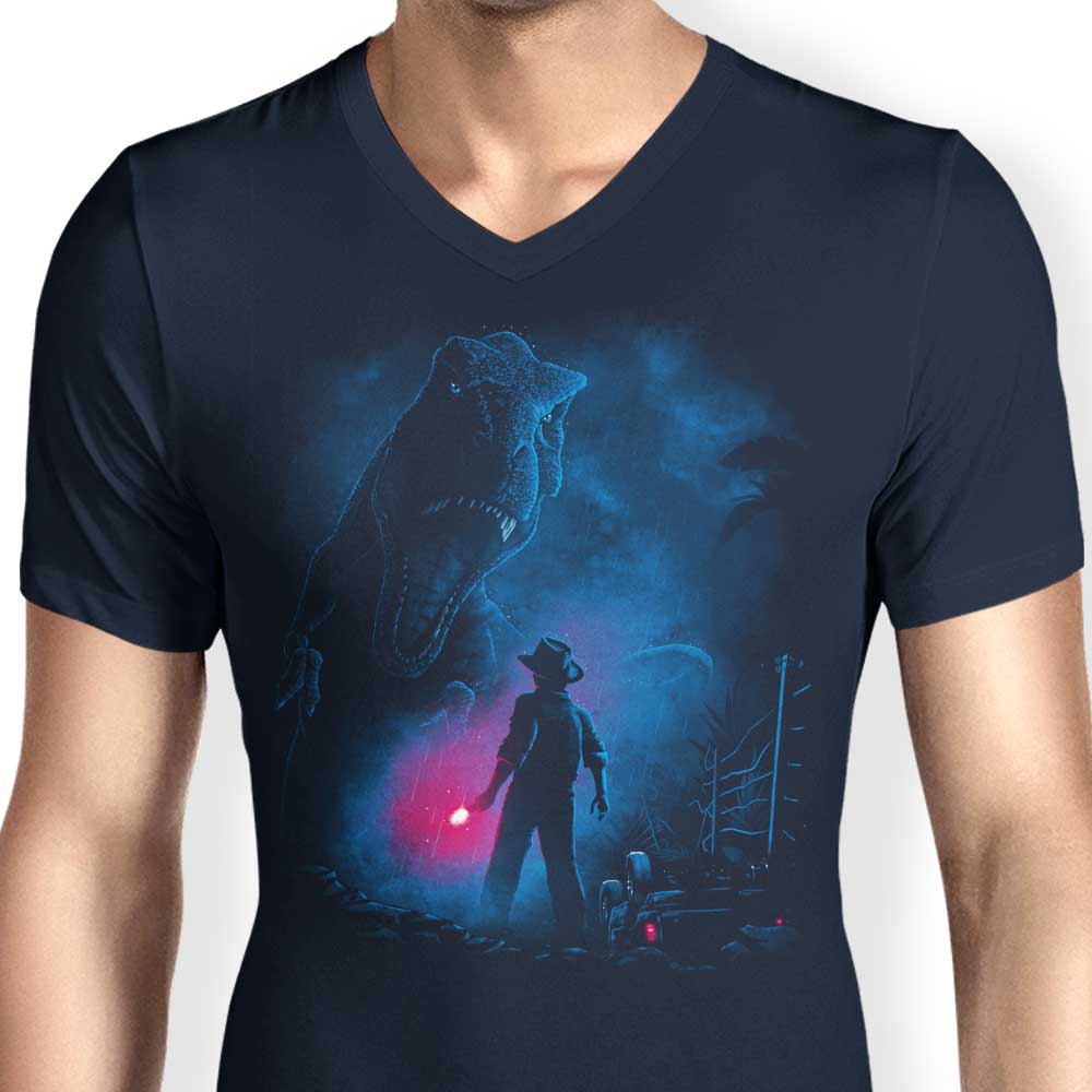 Men's Fashionable V-Neck T-Shirt - The Breakout