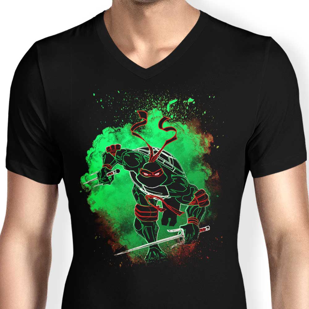 Men's Stylish V-Neck T-Shirt - Soul of the Sais