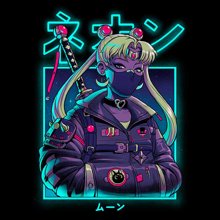 Bruno Mota's Neon Moon Long Sleeve Comfortable T - Shirt