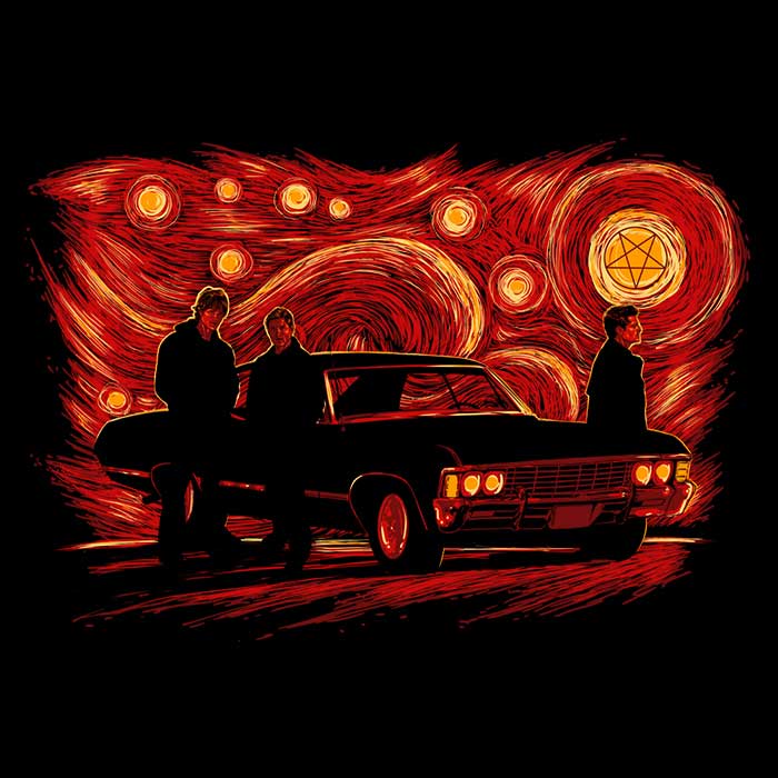 Alternative Starry Winchesters Long Sleeve Comfort T-Shirt