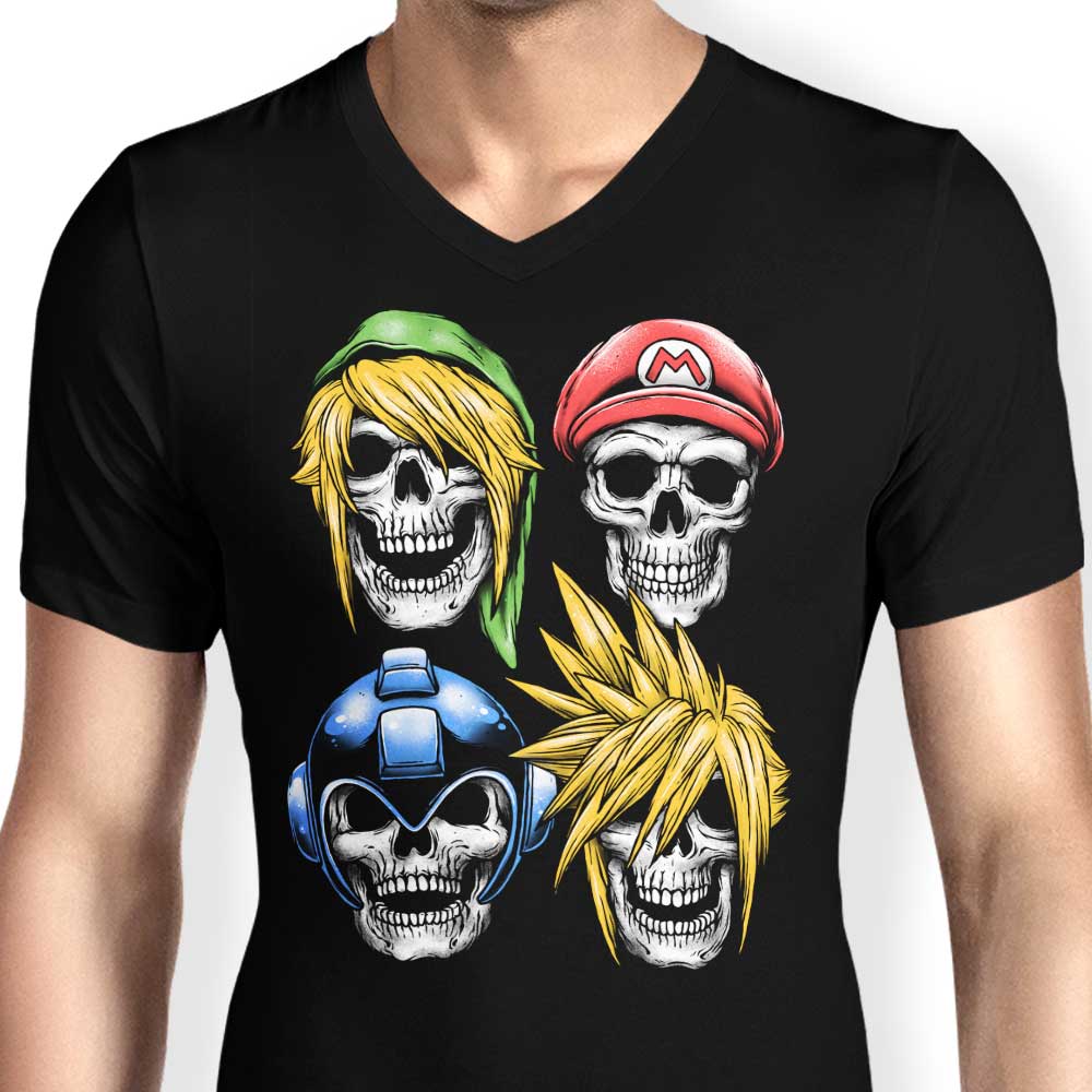 Unstoppable Gaming Spirit - Men's Stylish V-Neck T-Shirt