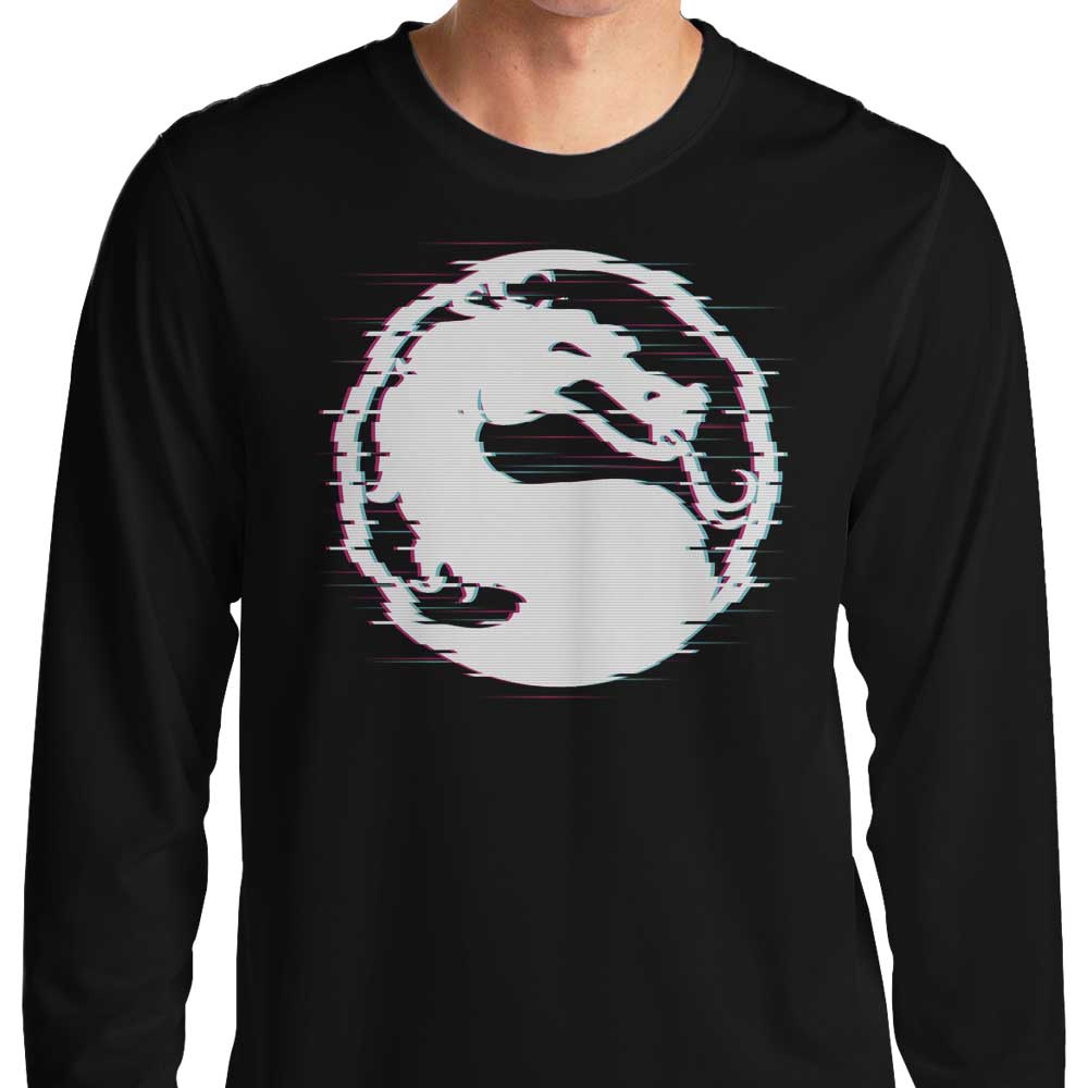 Long Sleeve Mortal Glitch T-Shirt - An Awesome Apparel