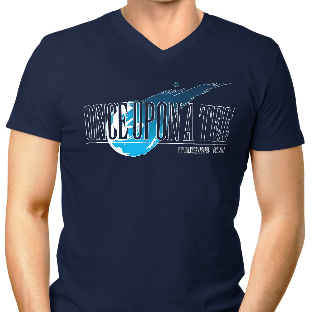 Men's Fashionable V-Neck T-Shirt by Materia OUAT