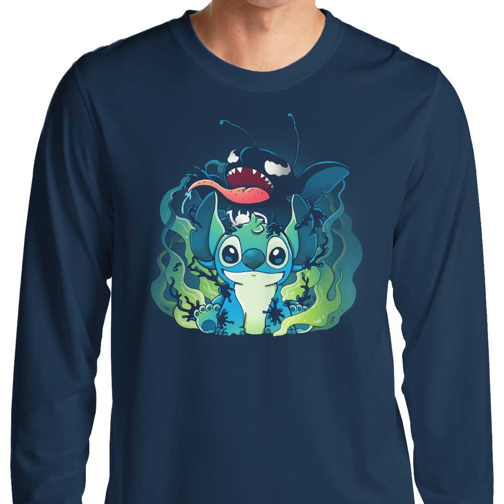 Unique Experimental Symbiote Design Long Sleeve T-Shirt