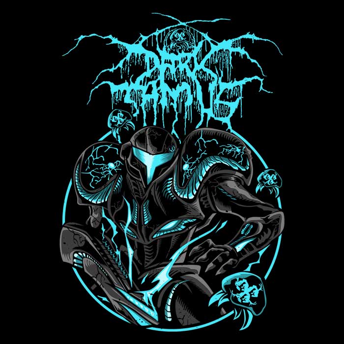 Stylish Men's V-Neck Dark Hunter T-Shirt