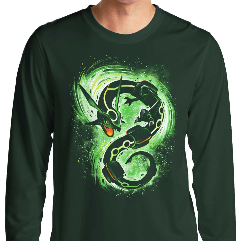Alemaglia's Stunning Dragon Ascent Long - Sleeve T - Shirt