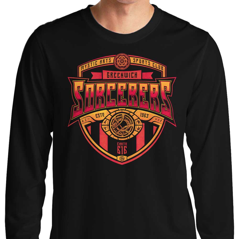 Comfortable Greenwich Sorcerers Long Sleeve Crewneck T - Shirt