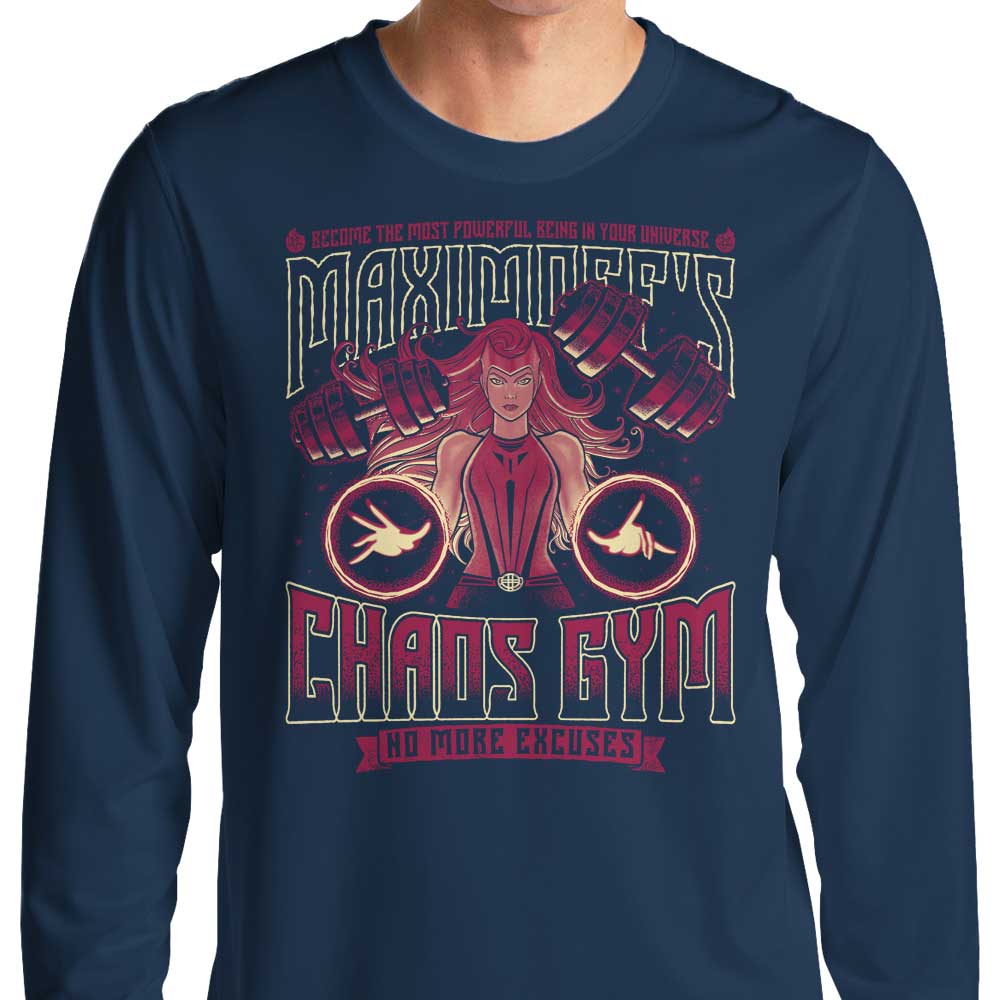 Teesgeex Chaos Gym High - Quality Long Sleeve T - Shirt for All Sizes