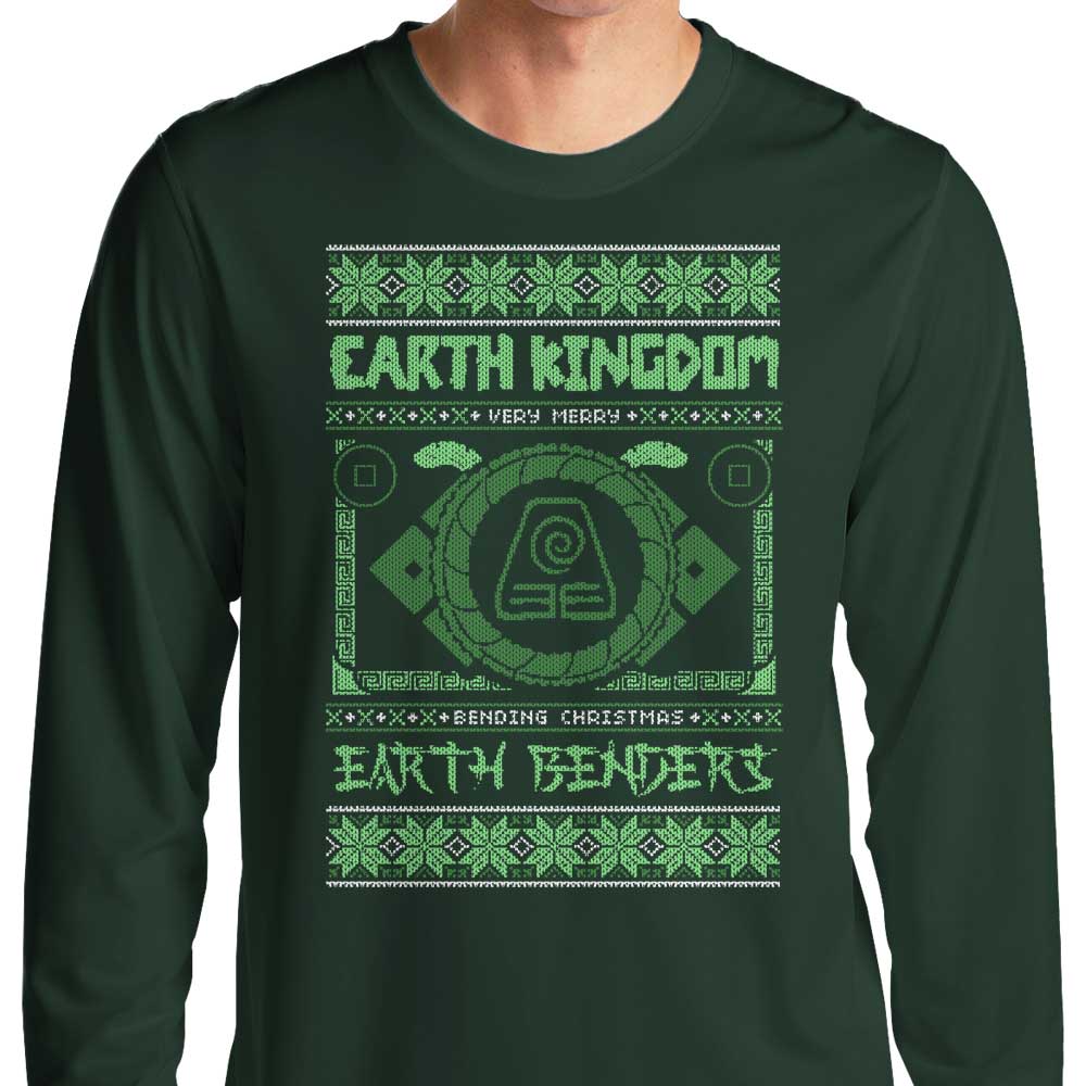 Unique Long Sleeve 'Ugly Earth' Crewneck Sweater T-Shirt
