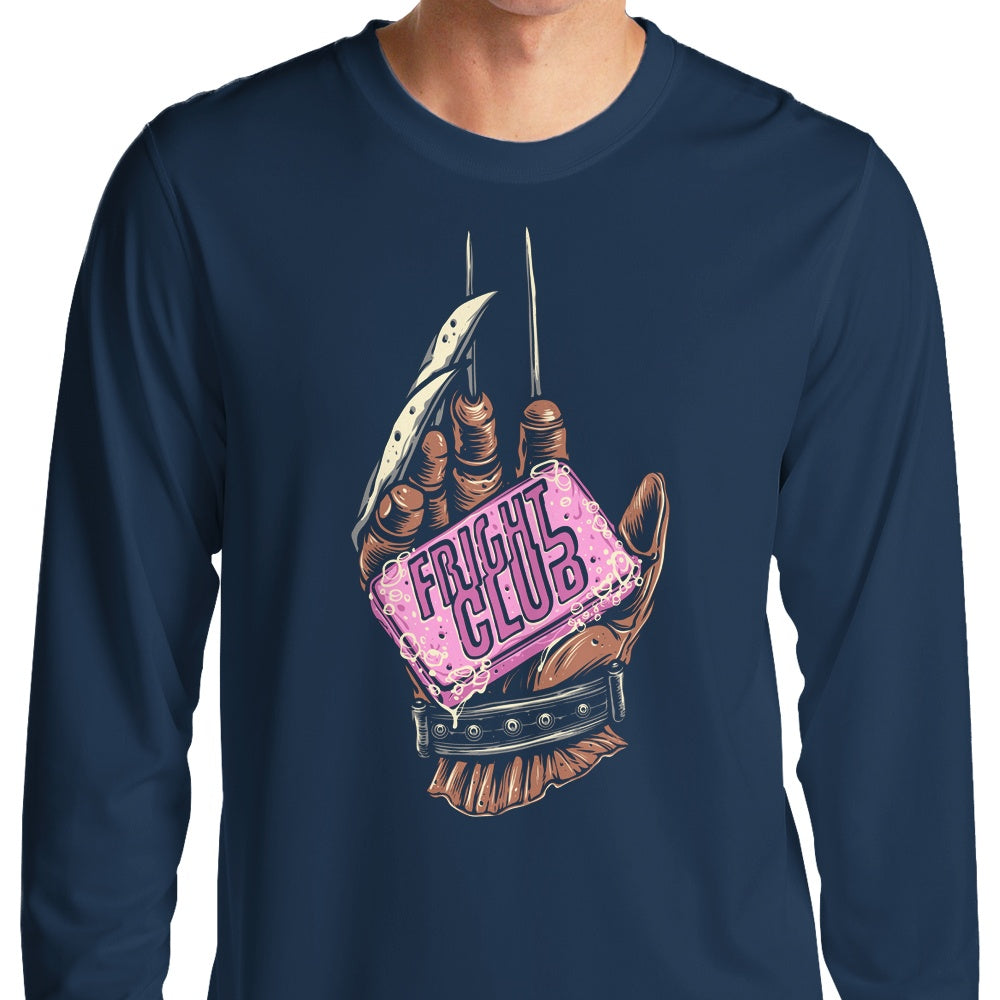 Momma Gorilla's Fright Club Long Sleeve Crewneck T - Shirt for Men and Women