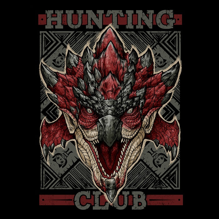Adam Works Hunting Club - Alternative Rathalos Design Long Sleeve Men's T-Shirt