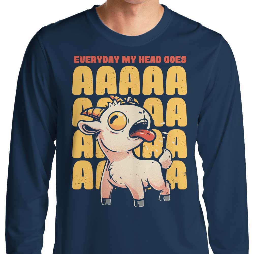Edu.ely's My Head Goes Long Sleeve Comfortable T - Shirt