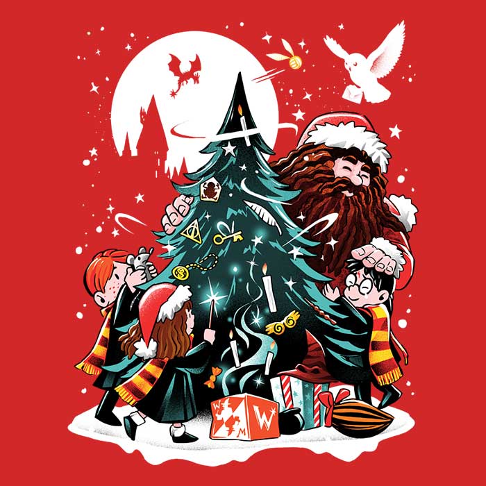 Alemaglia Men's V-Neck Gamekeeper-themed Christmas Sweater