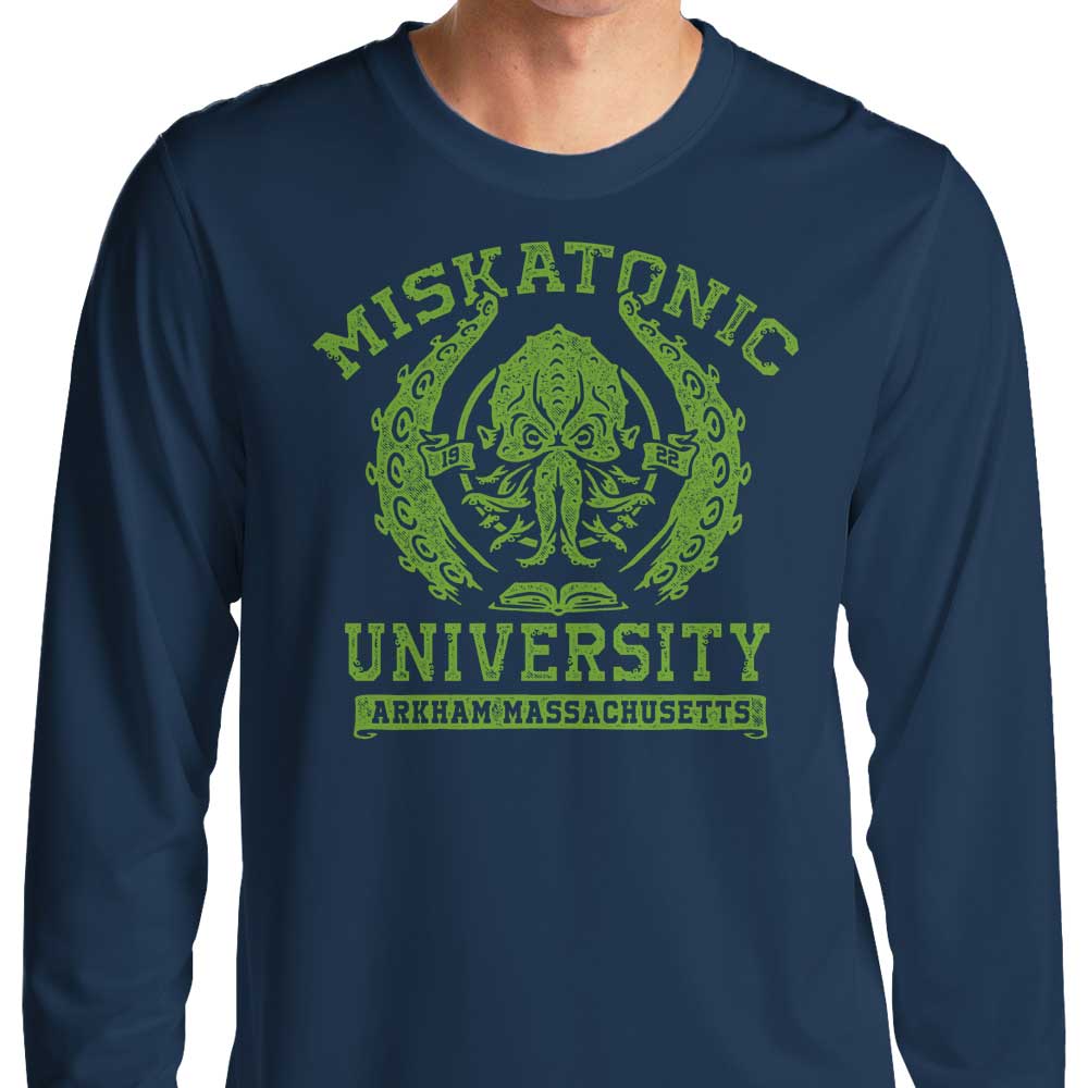 Brandon Wilhelm Art's Miskatonic University Long Sleeve Comfortable T-Shirt