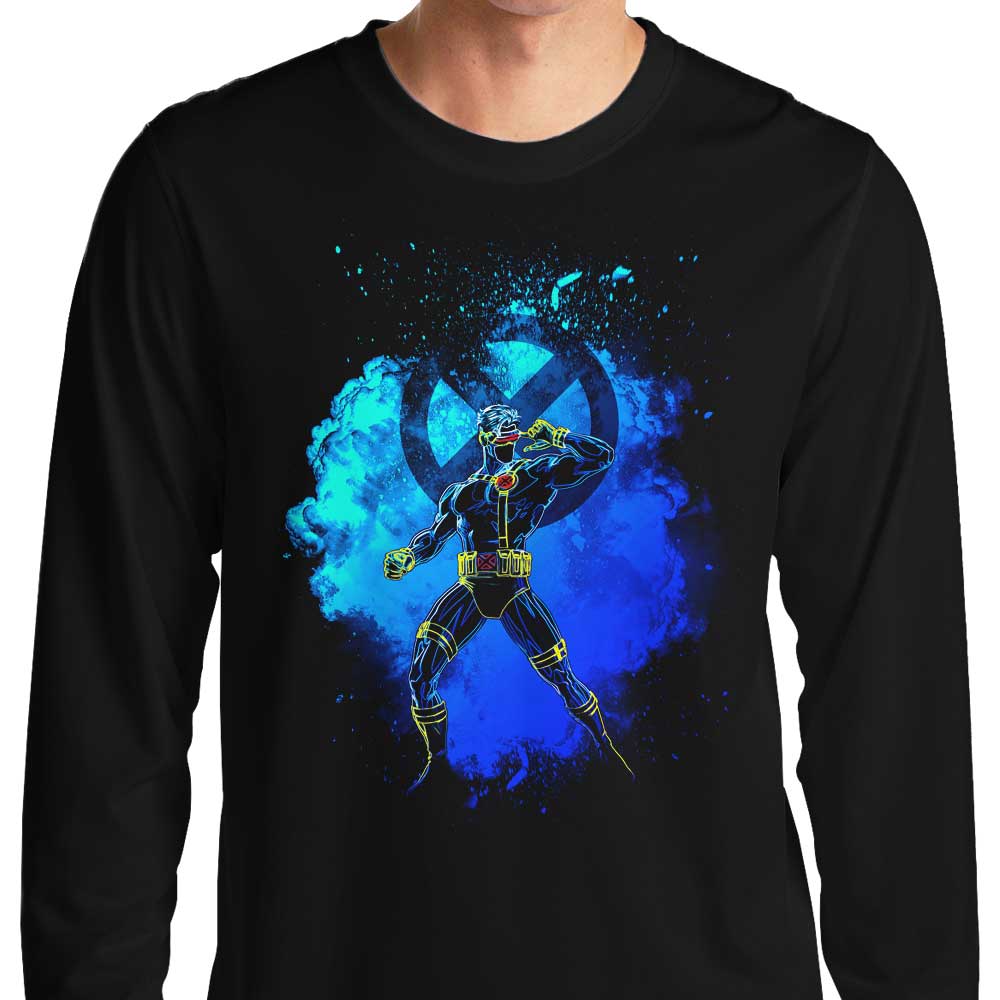 Long Sleeve T-Shirt - The Spirit of the Optic Blast by Donnie Illustrations