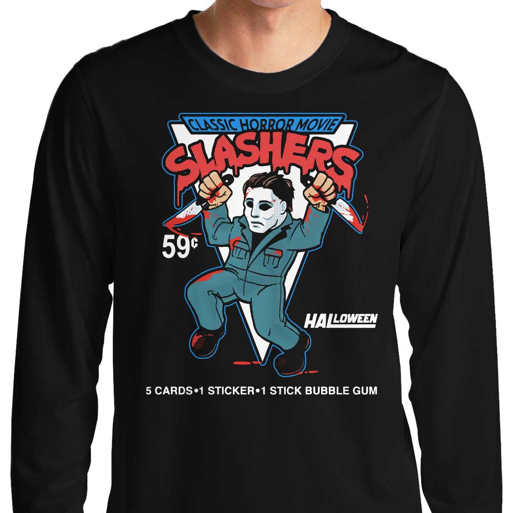 Harebrained's Haddonfield Classic Slashers Long - Sleeve Comfort T - Shirt