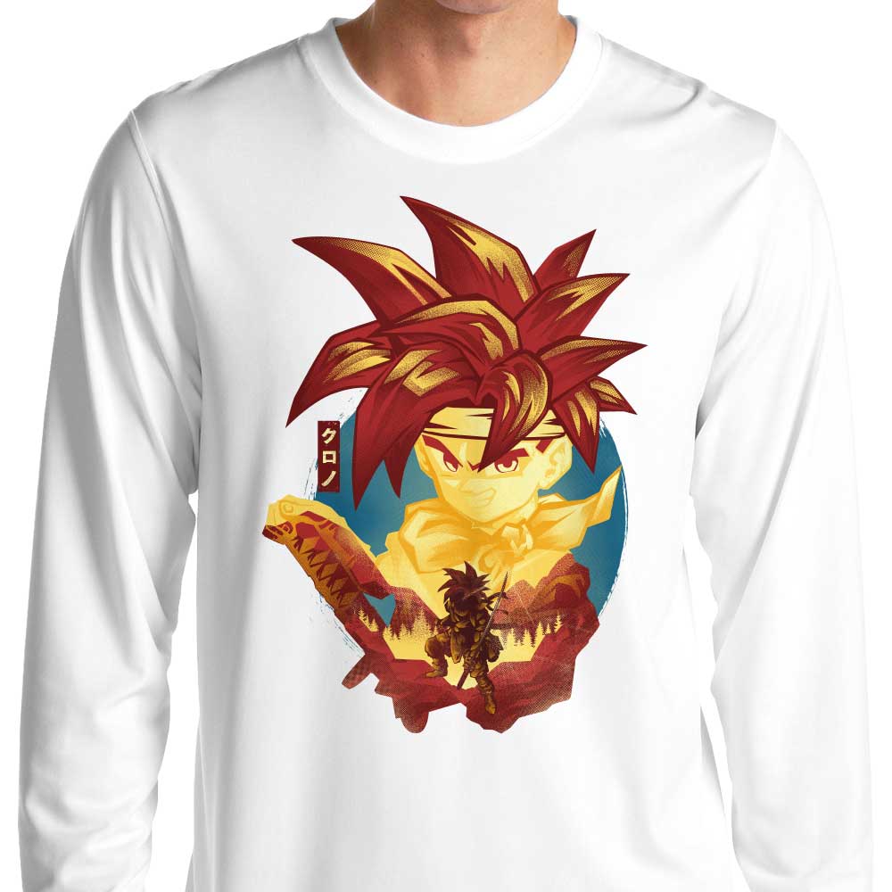 Chrono Attack Long Sleeve Crewneck T-Shirt - High - Quality Apparel