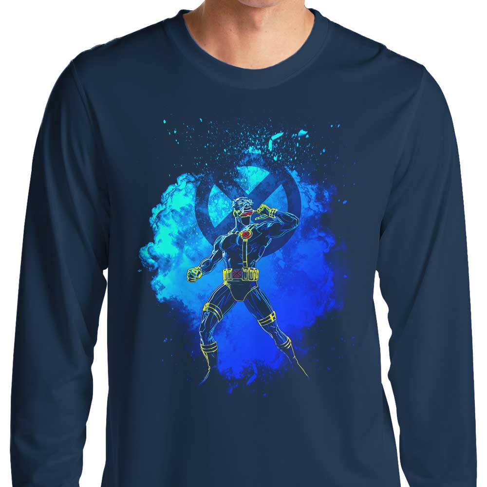 Long Sleeve T-Shirt - The Spirit of the Optic Blast by Donnie Illustrations
