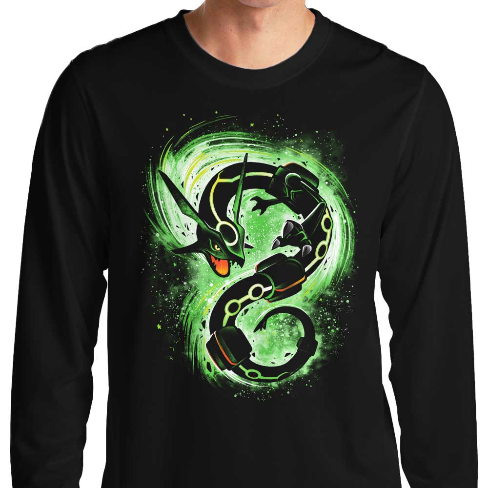 Alemaglia's Stunning Dragon Ascent Long - Sleeve T - Shirt