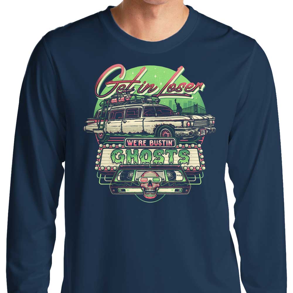 Momma Gorilla's Long Sleeve 'We're Bustin' Ghosts' T-Shirt