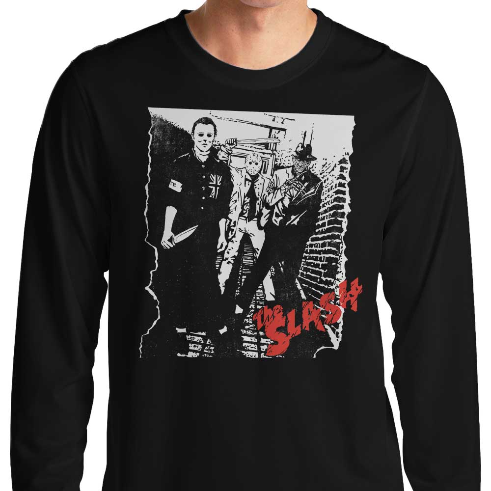 The Stylish Slash Long - Sleeve Men's T - Shirt