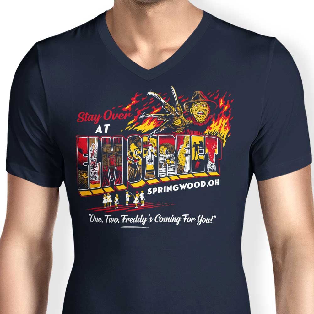 Explore Springwood - Men's Stylish V-Neck Top