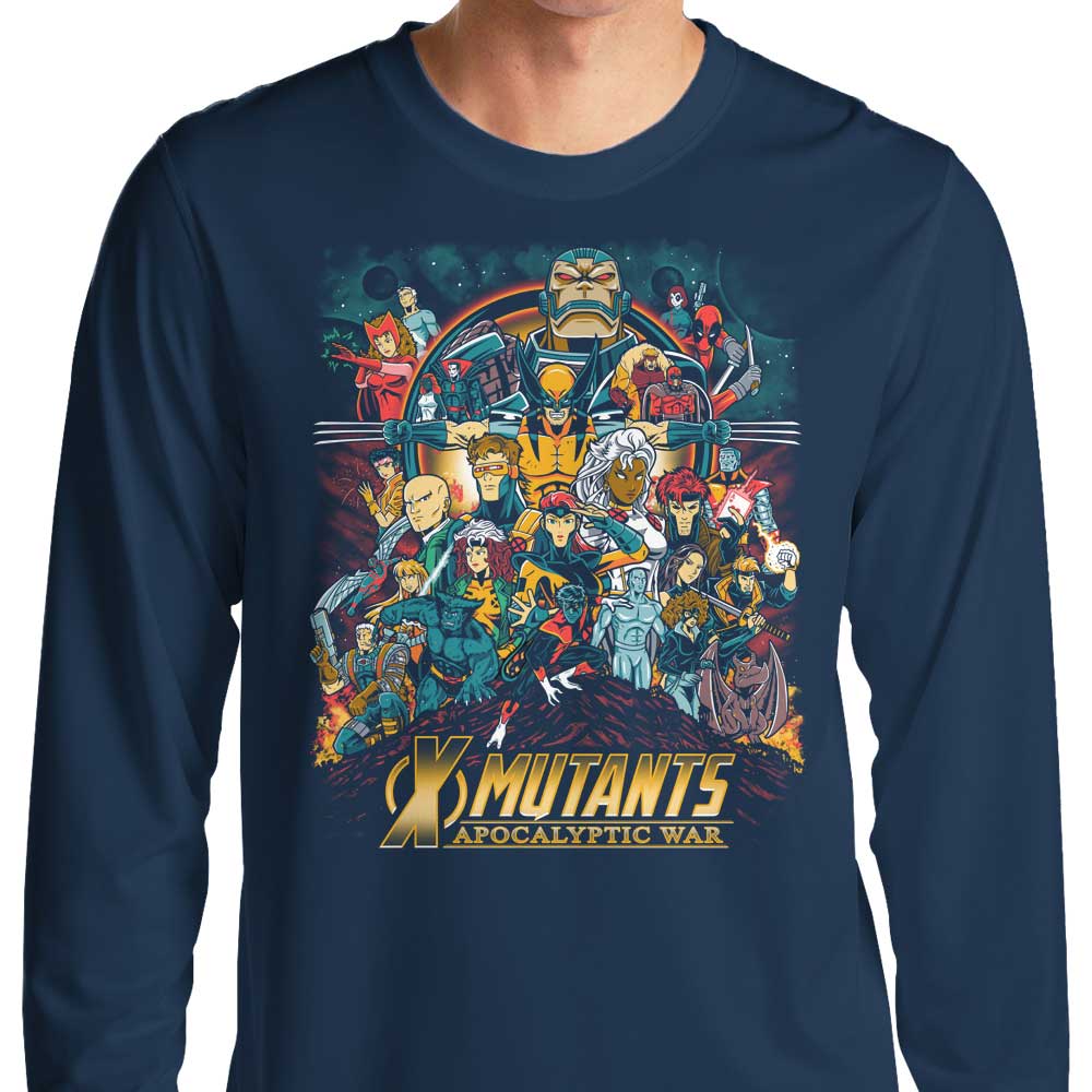 Long Sleeve Apocalyptic War Themed T-Shirt by Prime Premne Design