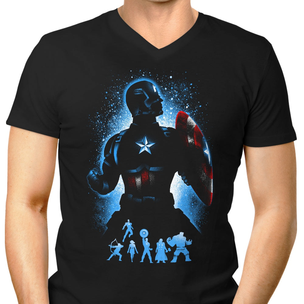 A Timeless Man's V-Neck T-Shirt - The Man Out of Time