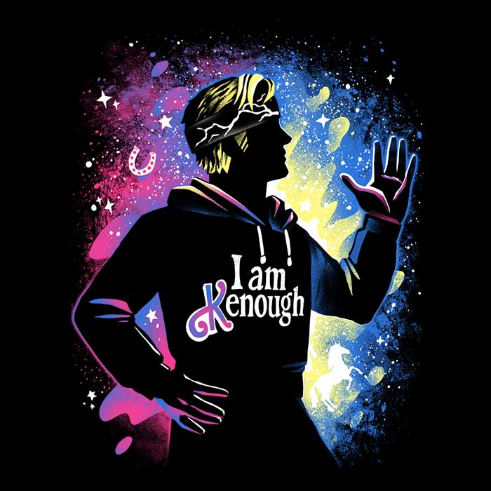 Empowering 'I Am Enough' Long Sleeve Crewneck T - Shirt for All Sizes
