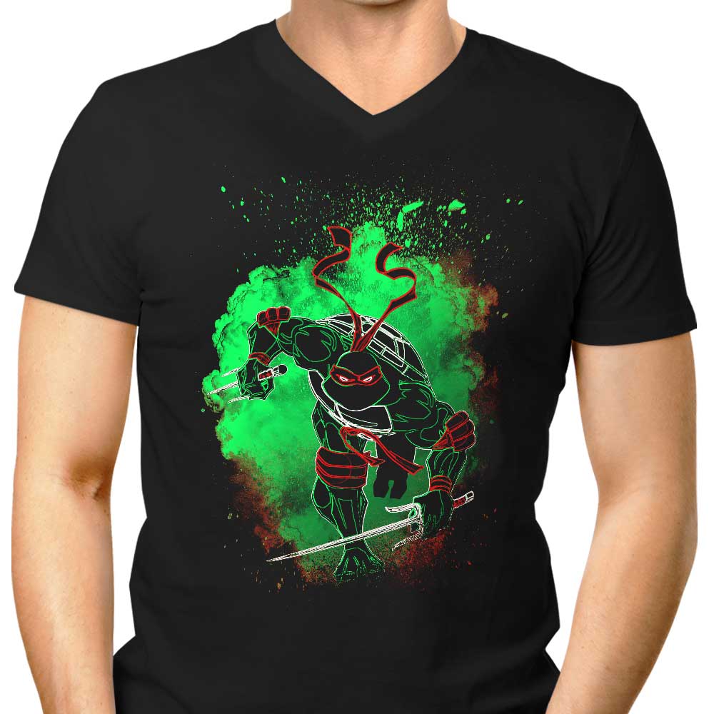 Men's Stylish V-Neck T-Shirt - Soul of the Sais