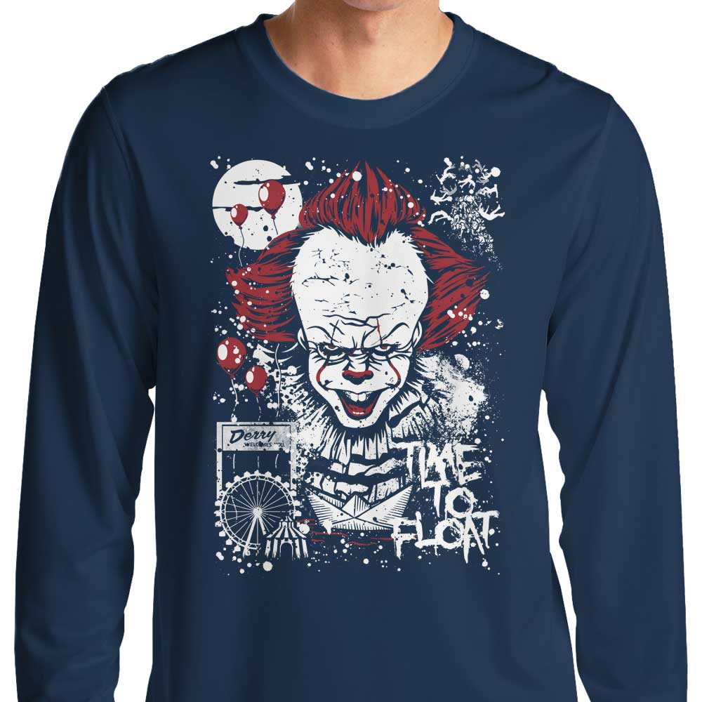 Derry Welcomes You - Stylish Long Sleeve Crewneck T-Shirt by Arinesart