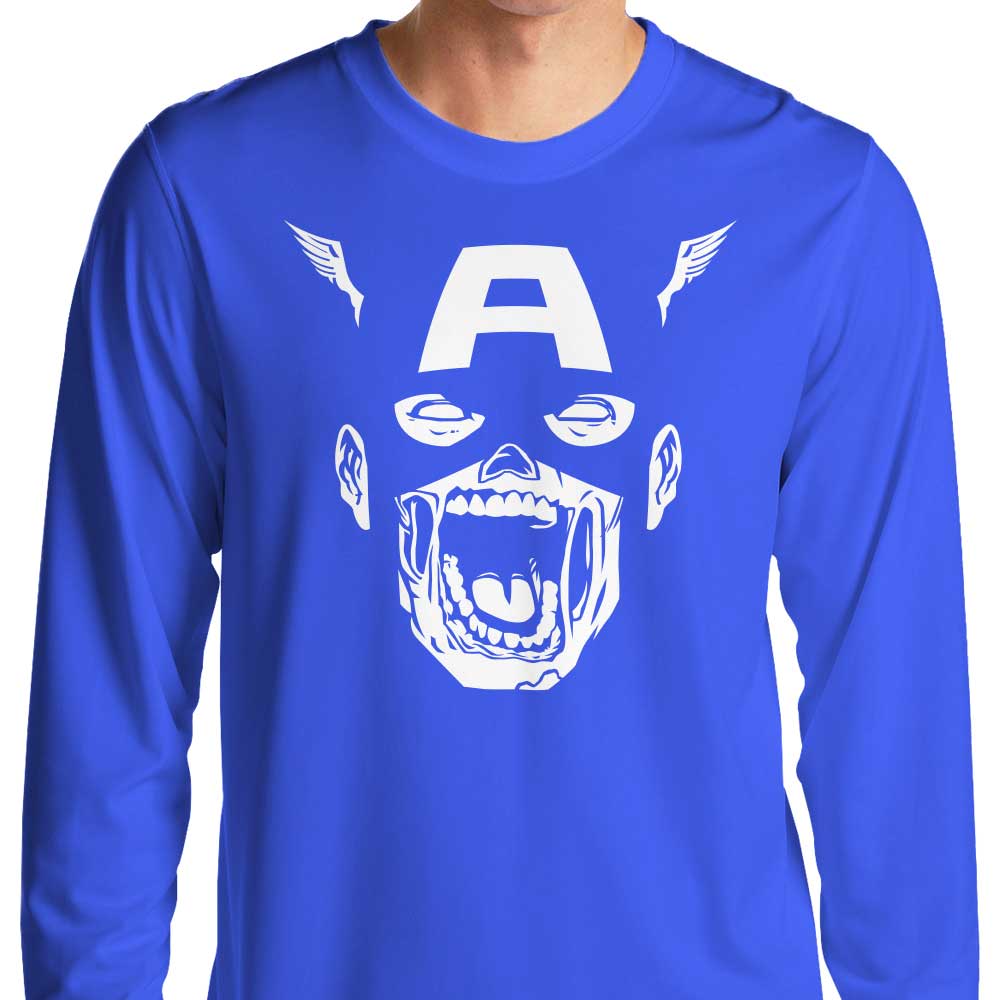 Cool Long Sleeve Zombie Captain T-Shirt for Fashion Lovers