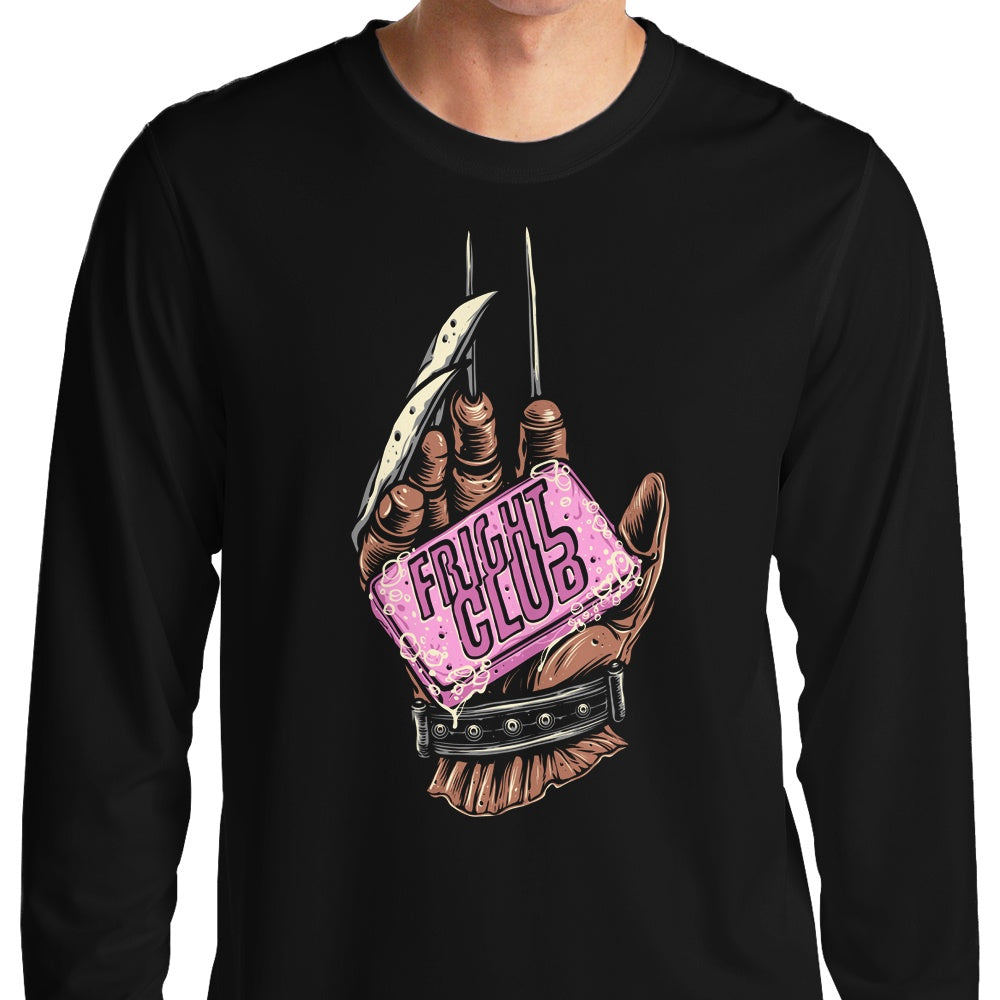 Momma Gorilla's Fright Club Long Sleeve Crewneck T - Shirt for Men and Women