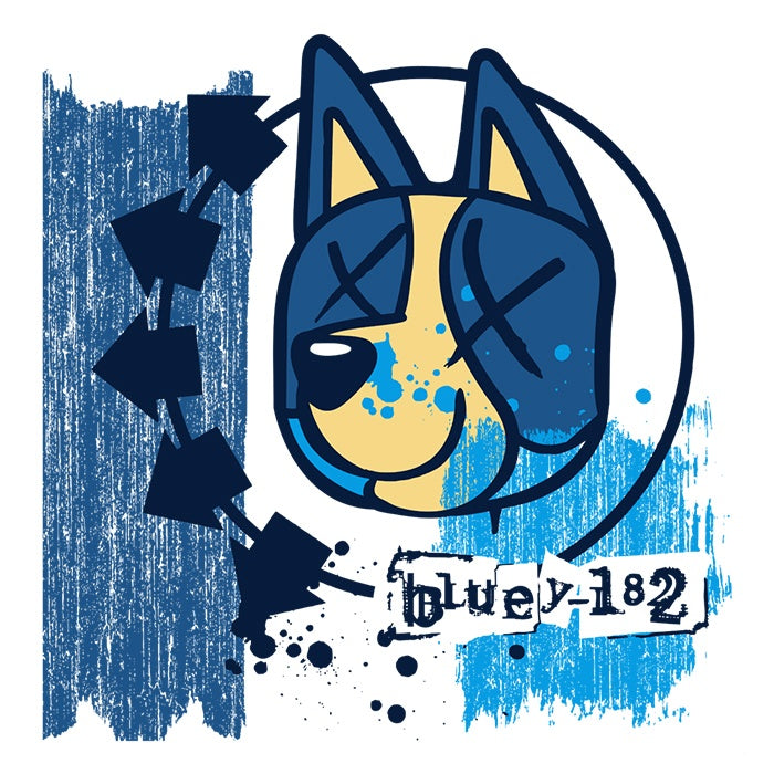 Stylish Men's Blue V-Neck T-Shirt - Bluey 182