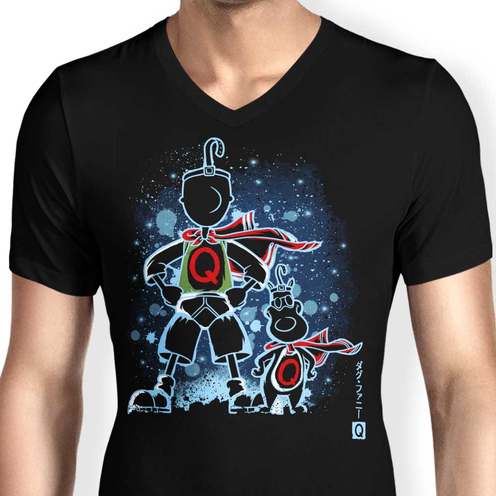 Men's Stylish V-Neck T-Shirt - The Quail by Soulkr