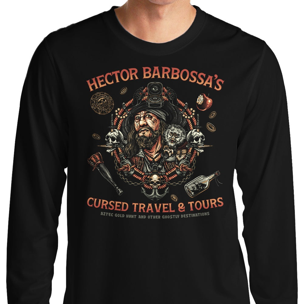 Enchanted Cursed Travel and Tours Long Sleeve Cotton T-Shirt for Casual Wear