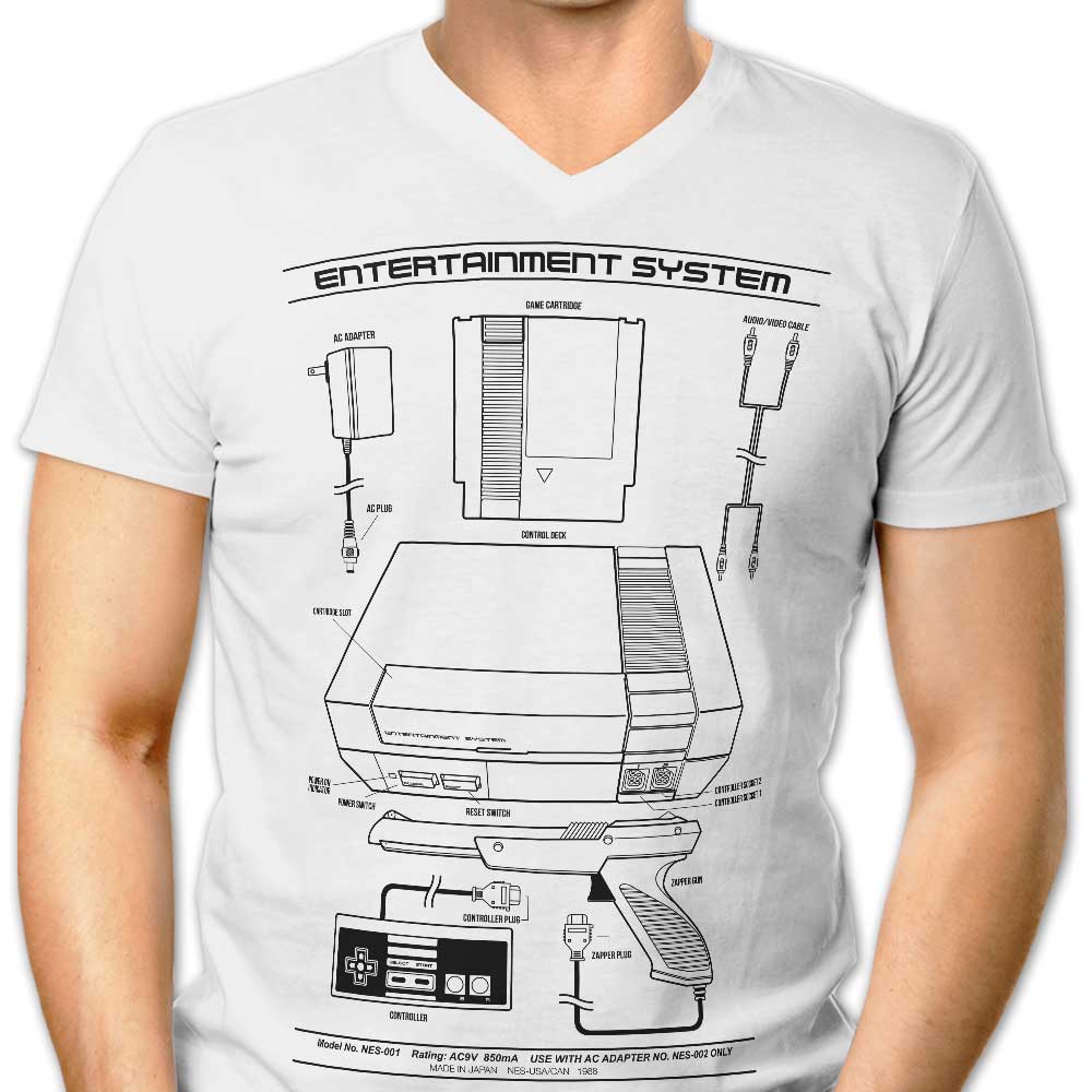Adam Works Men's V-Neck Alternative Entertainment System