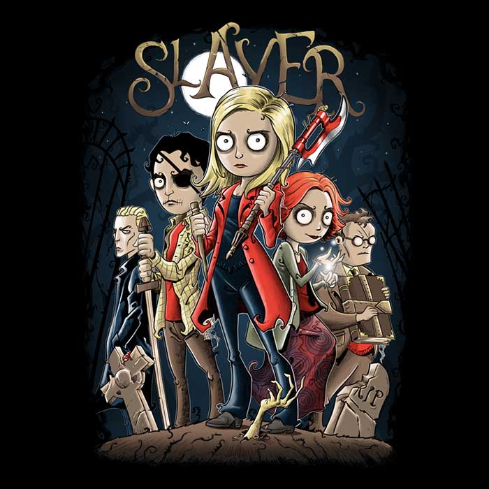 Saqman's Slayer Long Sleeve Crewneck T - Shirt in S to 4XL Sizes