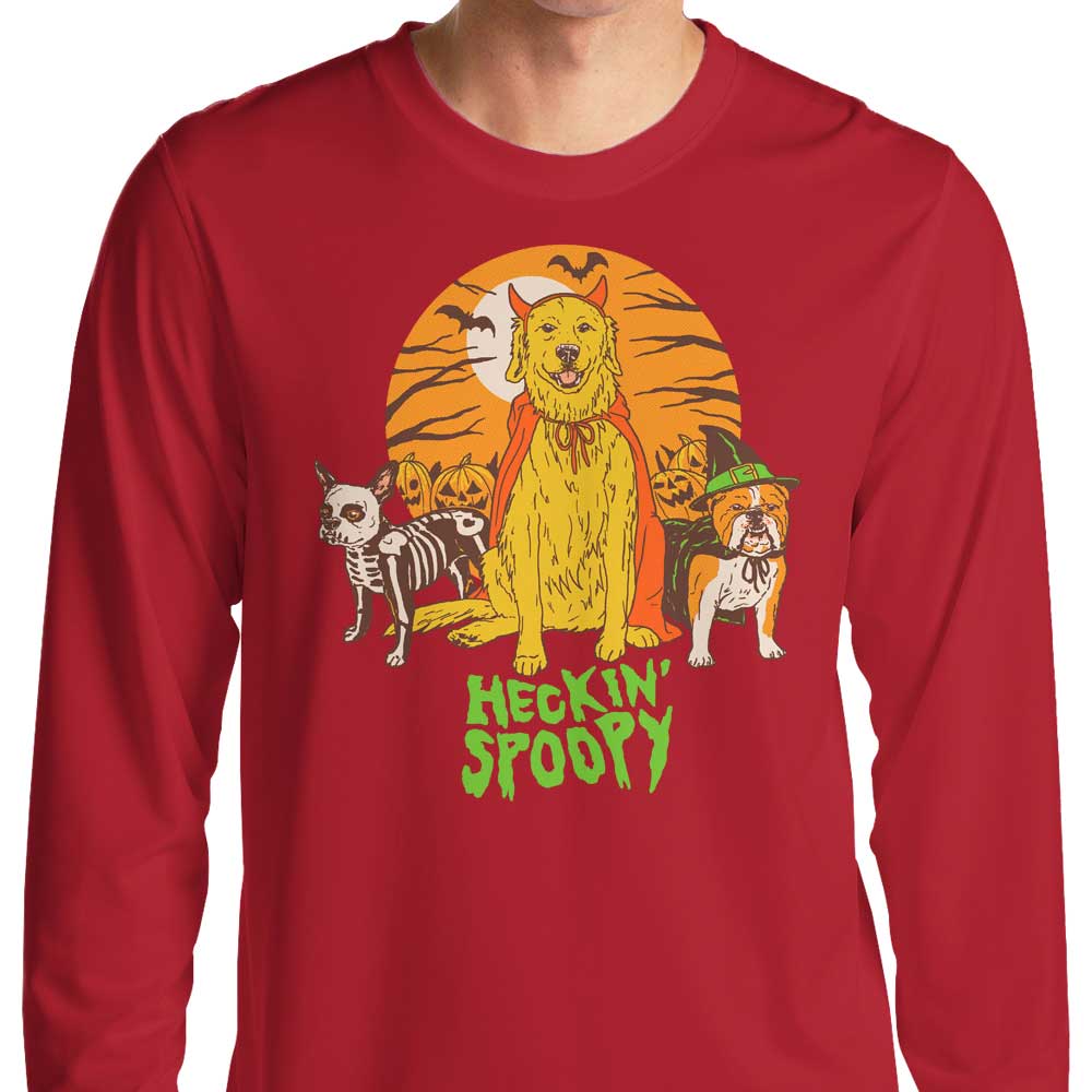 Super Spooky Long Sleeve T-Shirt - Heckin Spoopy Design